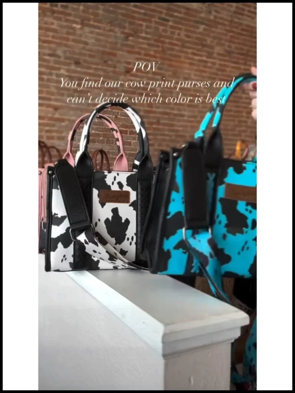 Cow Print Tote Bag for Women Western Purse Boho Satchel Handbag with Guitar